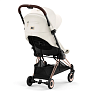Cybex Коляска Coya Rosegold Off White с дождевиком и бампером - фото 7