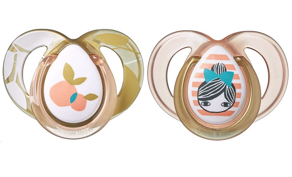 Tommee Tippee соска-пустышка силиконовая Moda, 18-36 мес., 2 шт. - фото  1