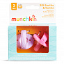 Munchkin пустышка-прорезыватель силиконовый с 3 меяцев Sili-Soothe & Teethe™ розовый и фиолетовый