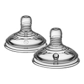 Tommee Tippee соска силиконовая для бутылочки Natural Start®, переменный поток, 0+, 2 шт.