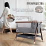 TUTTI BAMBINI Колыбель Tutti Bambini CoZee Luxe Walnut/Slate+ Ванна с горкой Stokke White - фото 5