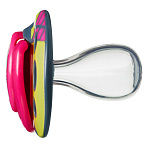 Tommee Tippee соска-пустышка силиконовая Fun Style для девочек, 18-36 мес., 2 шт.