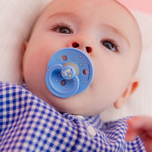 BIBS пустышка латексная Moomin Colour - Good Night - Breeze - фото  5