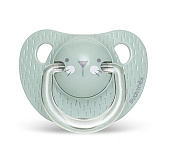 Suavinex пустышка 18 месяцев+ анатомическая силиконовая соска Hello Baby зеленый зайка