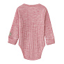 Babybu боди с длинным рукавом из 100% шерсти мериноса Lavender Melange - фото 2