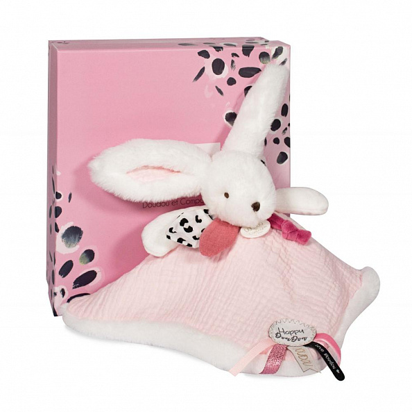 Dou Dou et Compagnie кролик дуду розовый 25 см Happy Blush