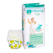 Offspring трусики-подгузники L 9-14 кг 36 штук Лимоны