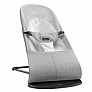 BabyBjorn кресло-шезлонг Balance Soft Air серый с белым