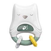Chicco игрушка 2 в 1 погремушка-ночник Совенок