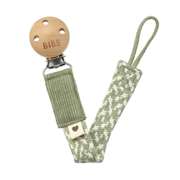 BIBS    Paci Braid, Sage/Ivory -   1