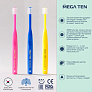 MEGA TEN детская зубная щетка Step 2 цвет синий 2-4 года