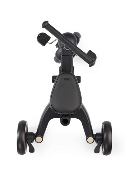 Happy Baby велосипед складной трёхколёсный Mercury Pro, black - фото  17