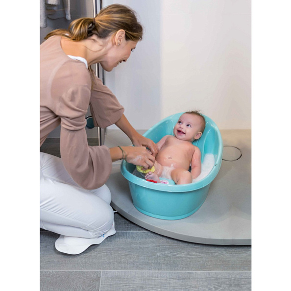 OK Baby ванночка с горкой Onda Baby white - фото  7