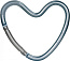 Xplorys    Dooky Heart Hook - Blue Matt