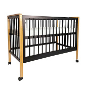 OLANT BABY кровать приставная с матрасом Elvis, Black amber