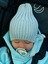 OLANT BABY шапка hipster Siberia Ocean Blue