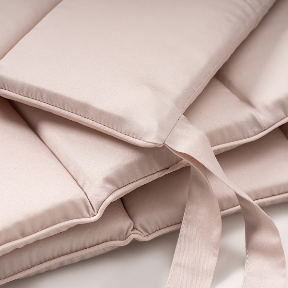 Perina защита для детской кроватки (фенс-бортик) "Sateen Collection" (бежевый) - фото  7