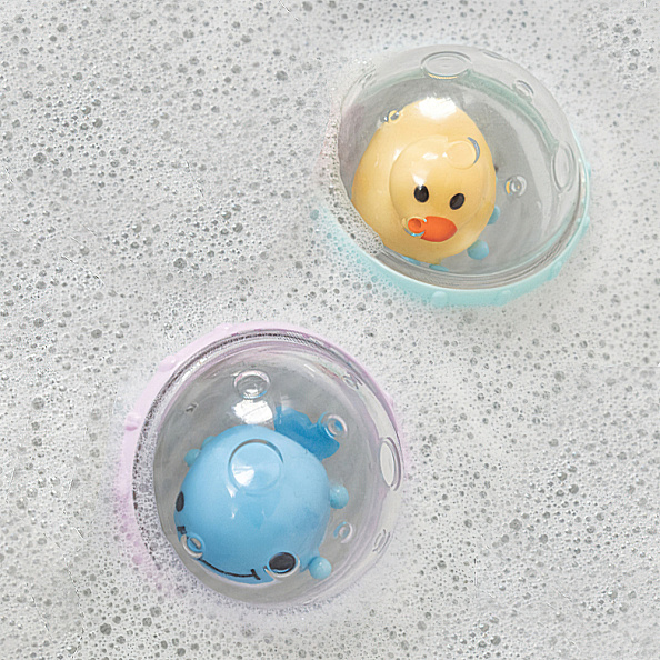 Munchkin игрушка для ванны Пузыри-поплавки утёнок 2 шт.4+