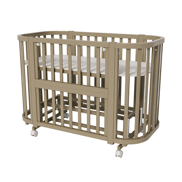 OLANT BABY кровать-трансформер с маятником Vila кашемир - фото  1