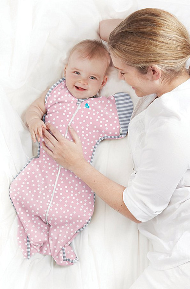 Love To Dream комбинезон спальный 50/50 Lite Swaddle Up розовый  - фото  2