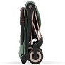Cybex Коляска Coya Rosegold Leaf Green с дождевиком и бампером - фото 9