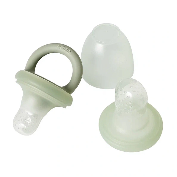 Edda ниблер 2 насадки силикон Шалфей - фото  1