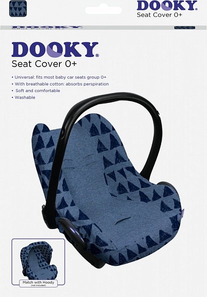 Xplorys Чехол в автокресло DOOKY Seat cover 0+ Blue Tribal