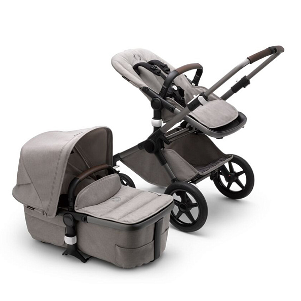 Bugaboo Fox3 Mineral коляска 2 в 1 Graphite/ Light Grey - фото  1