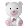 Chicco ночник-мини музыкальный Медвежонок Dreamlight розовый                           - фото 1