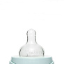 Suavinex бутылка Hug 270 мл с круглой силикиновой соской 3 позиции серый зайка с полосками от 0+