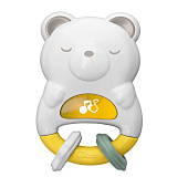 Chicco игрушка 2 в 1 погремушка-ночник Мишка