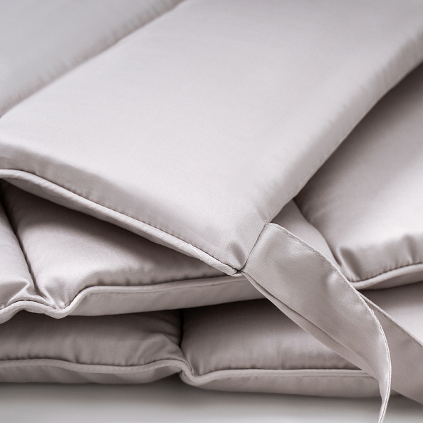 Perina защита для детской кроватки (фенс-бортик) "Sateen Collection" (жемчужно-серый) - фото  12