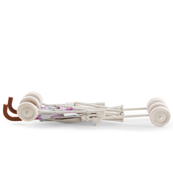 Happy Baby коляска прогулочная для кукол Твиглет (twiglet) сиреневые цветы / lilac flowers - фото  12