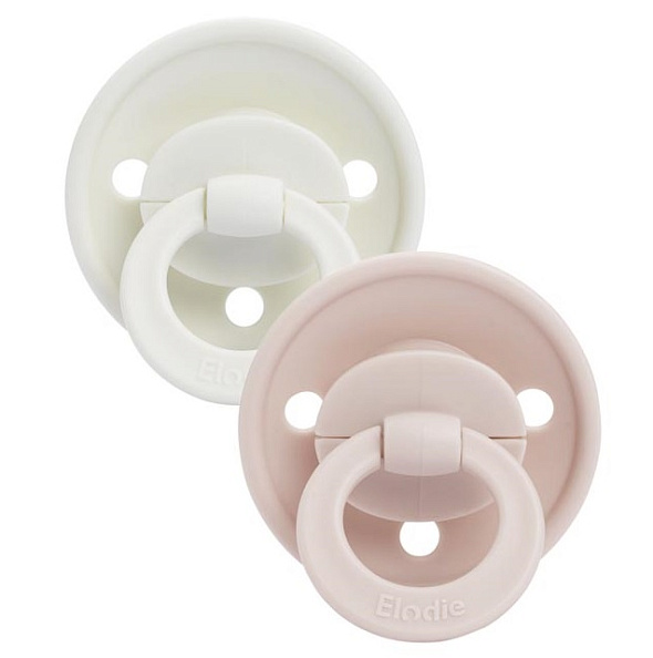 Elodie  0-6 . Retro Binky Bundle  2 .- Powder Pink  -   1