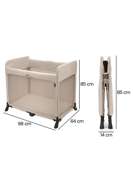 Bugaboo Кровать-манеж Stardust Desert Taupe - фото  12