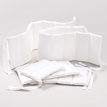 Perina защита для детской кроватки (фенс-бортик) &quot;Sateen Collection&quot; (белый)