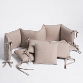 Perina защита для детской кроватки (бампер универсальный) &quot;Soft Cotton&quot; (песочный) 