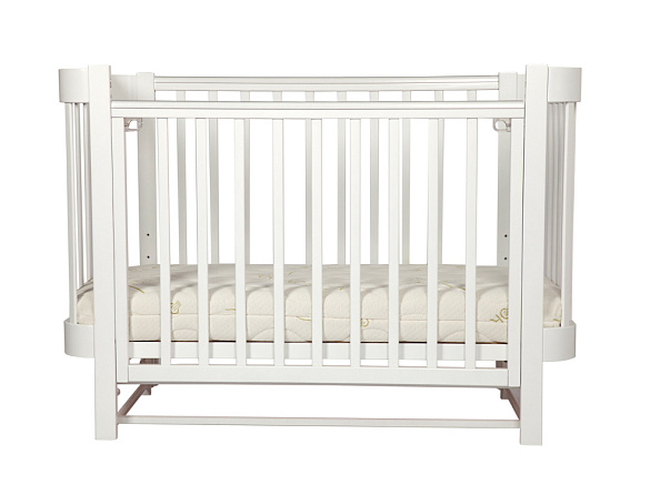 LIEL кровать с маятником приставная Cosmos белый - фото  4