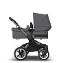 Bugaboo Donkey5 Duo коляска 2 в 1 Graphite/Grey Melange/Grey Melange complete - фото 10
