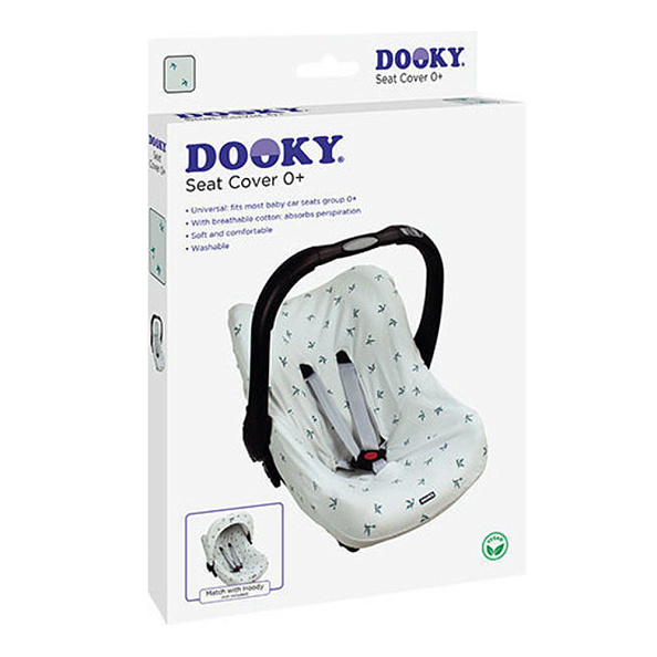 Xplorys    DOOKY Seat cover 0+ Origami Swallow Grey Jade
