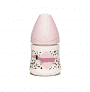 Suavinex бутылка &quot;DOG&quot; с круглой латексной соской 150 мл с рождения цвет розовый
