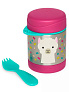 Skip Hop термос для еды 330 мл+вилочка, Лама - фото 2