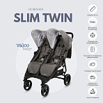Valco baby Коляска прогулочная Slim Twin Tailormade / Charcoal