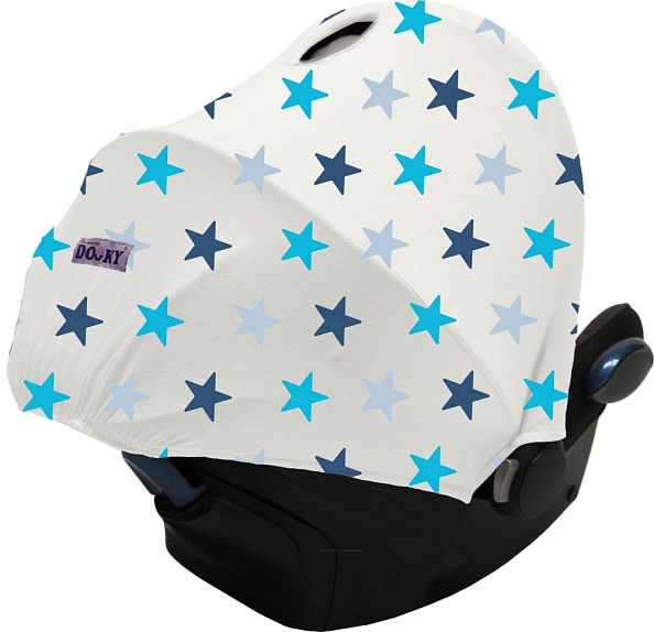 Xplorys Капюшон для автокресла DOOKY Hoody Blue Stars - фото  5