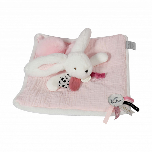 Dou Dou et Compagnie кролик дуду розовый 25 см Happy Blush