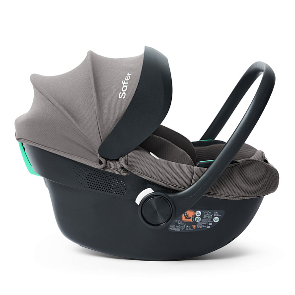 Happy Baby автокресло 0+ SAFER dark grey (40-87 см, 0-12 мес) - фото  3
