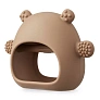 Happy Baby прорезыватель силиконовый массажер для десен bear caramel - фото 6
