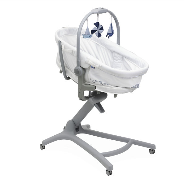 Chicco кроватка-стульчик 5-в-1 Baby Hug Pro White Cream - фото  3