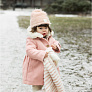Elodie шапочка Furry Knit Beanie - Powder Pink - фото 8