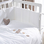 Perina комплект постельных принадлежностей для детей "Teddy Sateen Collection" (белый) - фото 3